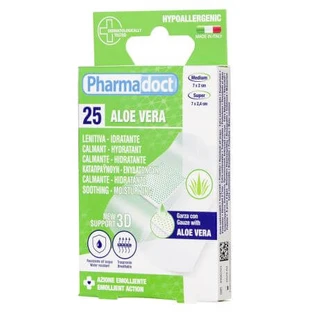 Pleisters met aloë vera, 25 stuks, Pharmadoct