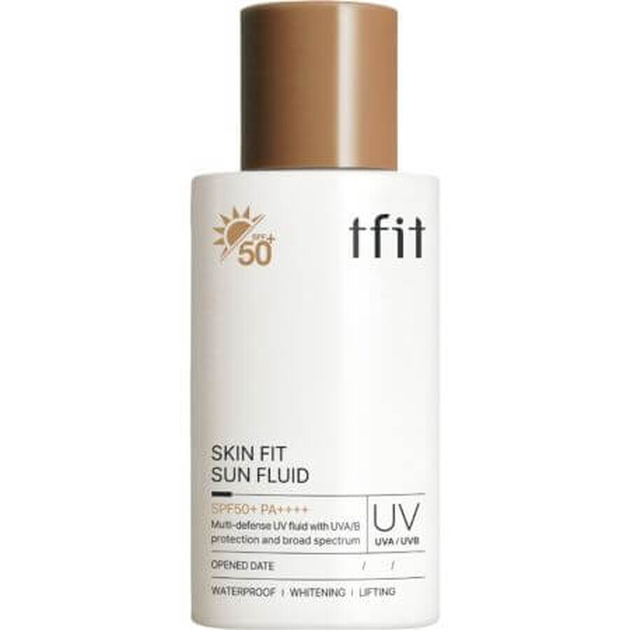Boutique Crème fluide solaire 4 en 1 SPF 50+ PA++++ Skin Fit Sun Fluid, 50 ml, Tfit, Tfit Crème fluide solaire 4 en 1 SPF 50+ PA++++ Skin Fit Sun Fluid, 50 ml, Tfit, Tfit