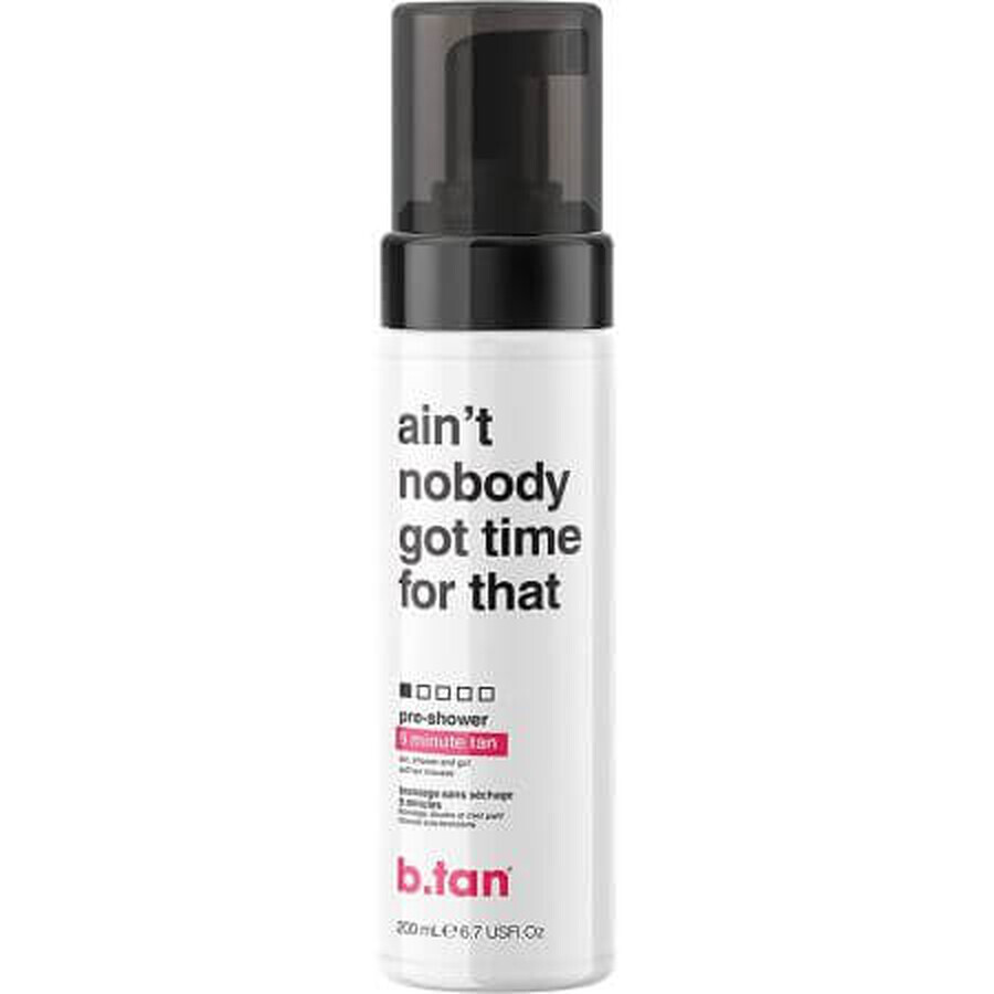 Pre-shower self-tanning mousse, 200 ml, B.tan