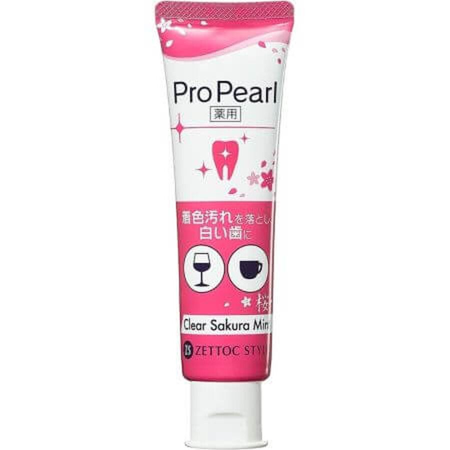Tandpasta Clear Sakura Mint ProPearl, 100 g, Zettoc