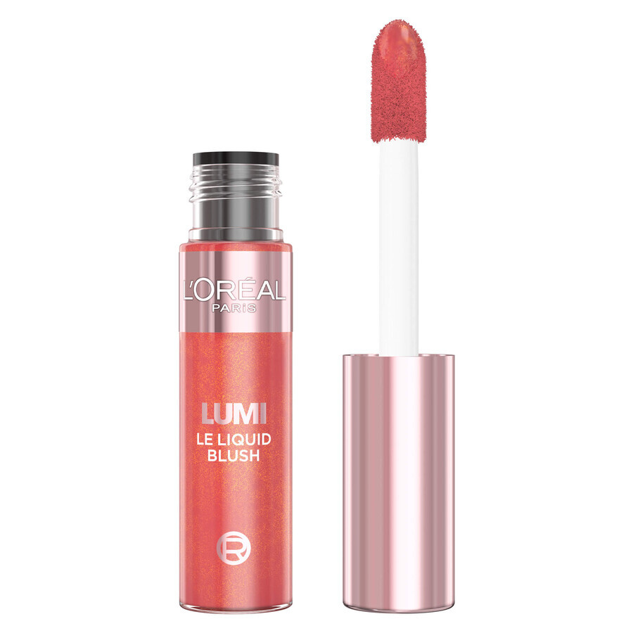 Fard à joues liquide Lumi, 625 Glowy Gold Pink, 11 ml, Loreal Paris