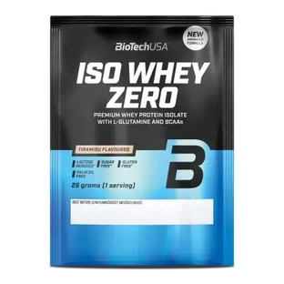 Proteína en polvo con sabor a tiramisú Iso Whey Zero, 25 g, BiotechUSA
