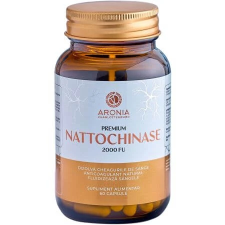 Nattokinase Premium, 2000 FU, 60 capsules, Aronia Charlottenburg
