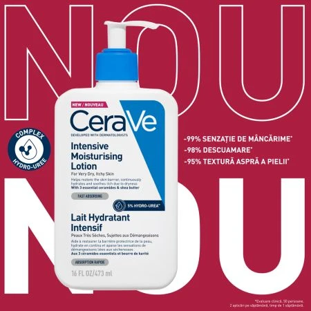 Loción facial y corporal intensamente hidratante, 473 ml, CeraVe