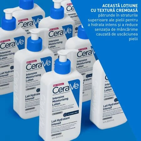Loción facial y corporal intensamente hidratante, 473 ml, CeraVe