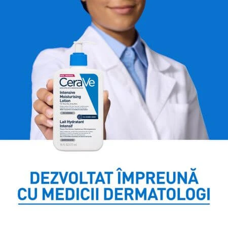 Loción facial y corporal intensamente hidratante, 473 ml, CeraVe