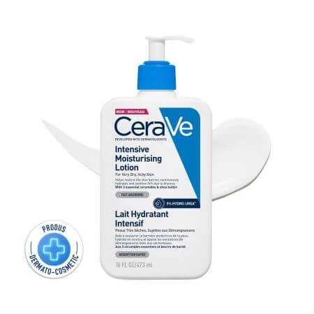 Loción facial y corporal intensamente hidratante, 473 ml, CeraVe