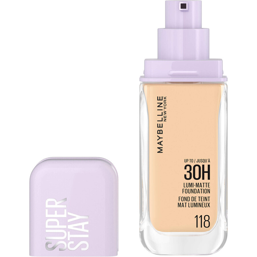 Superstay 30h Lumi Matte Foundation, 118, 35 ml, Maybelline