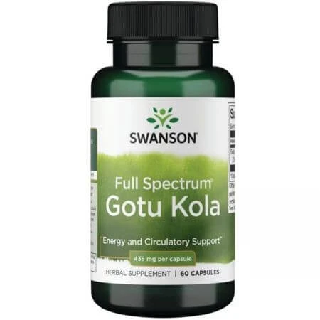 Gotu Kola Full Spectrum, 435 mg, 60 capsules, Swanson