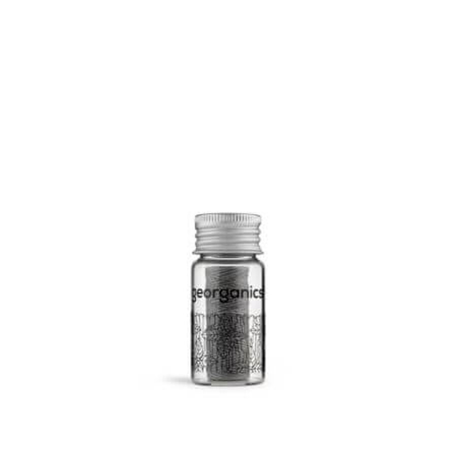 Dental floss, Charcoal, 50m, Georganics