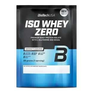 Proteína en polvo con coco Iso Whey Zero, 25 g, BiotechUSA