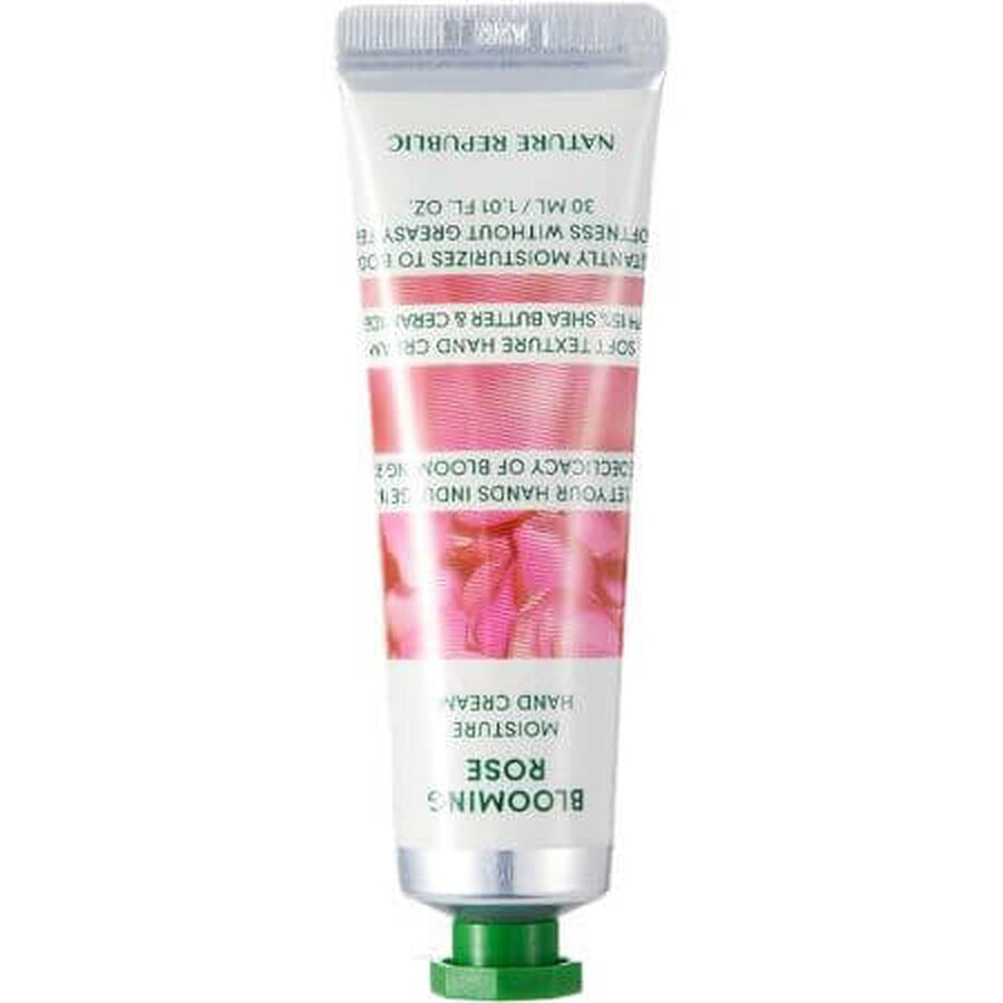 Crema idratante per le mani alle rose Mani e Natura, 30 ml, Nature Republic