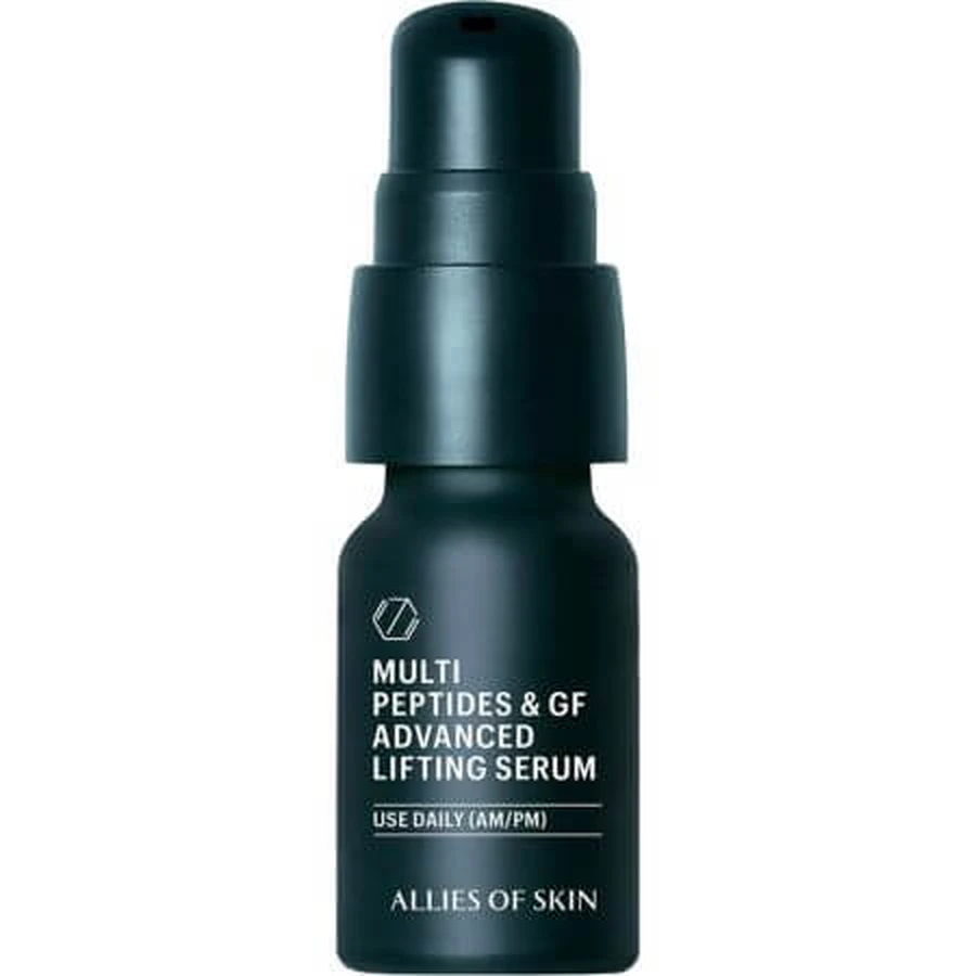 Multi Peptides & GF Advanced Lifting Wrinkle Reduction Face Serum, 7 ml, Allies of Skin