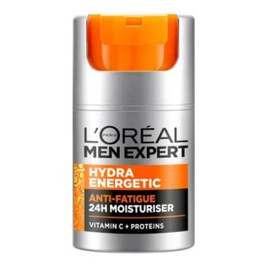 Hydra Energetic Men Expert Moisturizing Face Cream for Men, 50 ml, L'Oreal