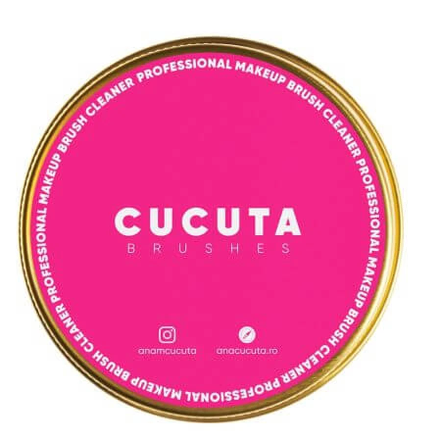 Savon pour le nettoyage des pinceaux de maquillage au parfum de rose, Cucuta Beaty