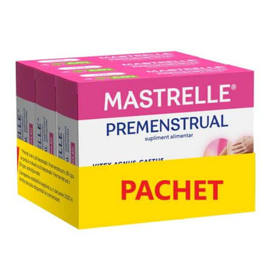 Pack Mastrelle Premenstrual, 3 x 30 tablets, Fiterman