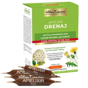 Apielixir Drenaggio, 30 fiale, Albina Carpatina