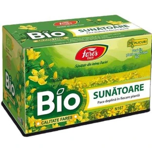 Organic sunflower tea, 20 sachets, Fares