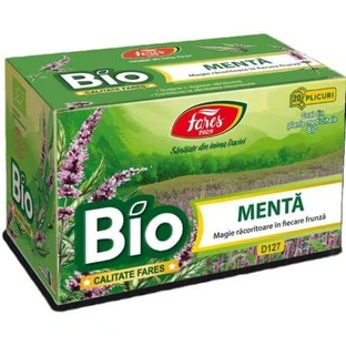 Organic Mint tea, 20 sachets, Fares
