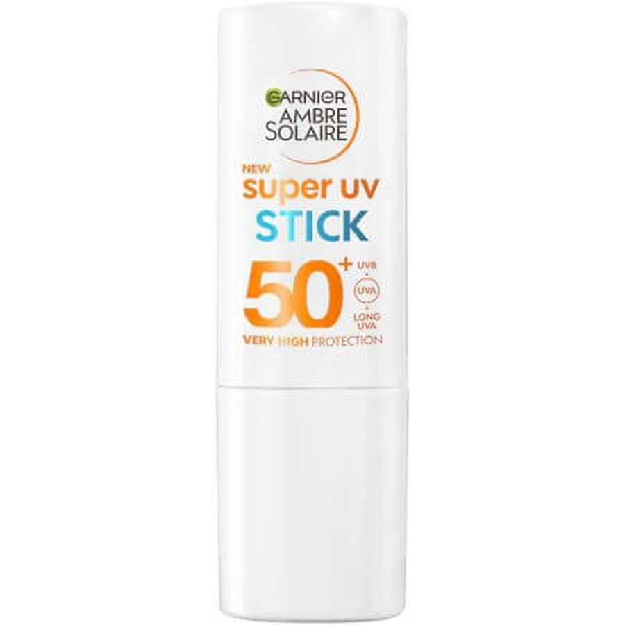 Ambre Solaire Stick très haute protection solaire SPF 50+, 9 ml, Garnier