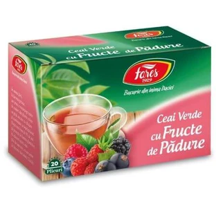 Grüner Tee mit Beeren, 20 Portionsbeutel, Fares