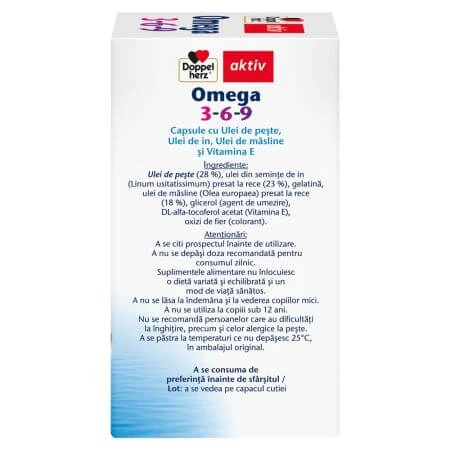 Omega 3-6-9 Aktiv, 60 Kapseln, Doppelherz