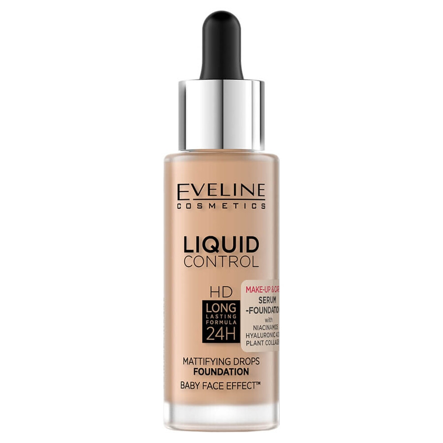 Shop Eveline Cosmetics Liquid Control HD Mattierende Gesichtsgrundierung mit Niacinamid 055 Honig, 32 ml Eveline Cosmetics Liquid Control HD Mattierende Gesichtsgrundierung mit Niacinamid 055 Honig, 32 ml