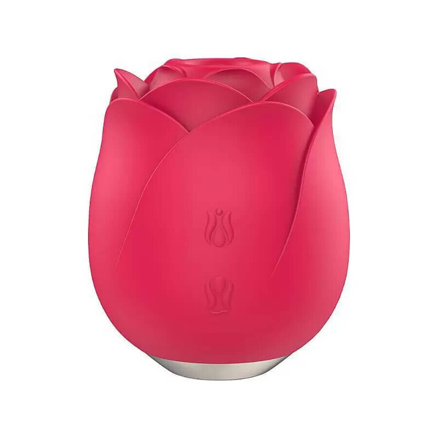 S-Hande Immortal Flower 2 Rose-shaped intimate massager with 9 suction modes Red