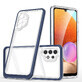 Carcasă transparentă 3in1 pentru Samsung Galaxy A32 5G capac gel cu cadru albastru