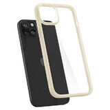Spigen Crystal Hybrid hoesje voor iPhone 15 Plus - transparant beige