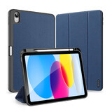 Dux Ducis Domo Custodia per iPad 10,9 2022 (10a gen.) smart cover stand blu