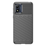 Thunder Case Motorola Moto E13 siliconen pantserhoesje zwart