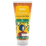 Delia Fruit Me Up! Mango Waschgel für Gesicht und Körper, 200 ml