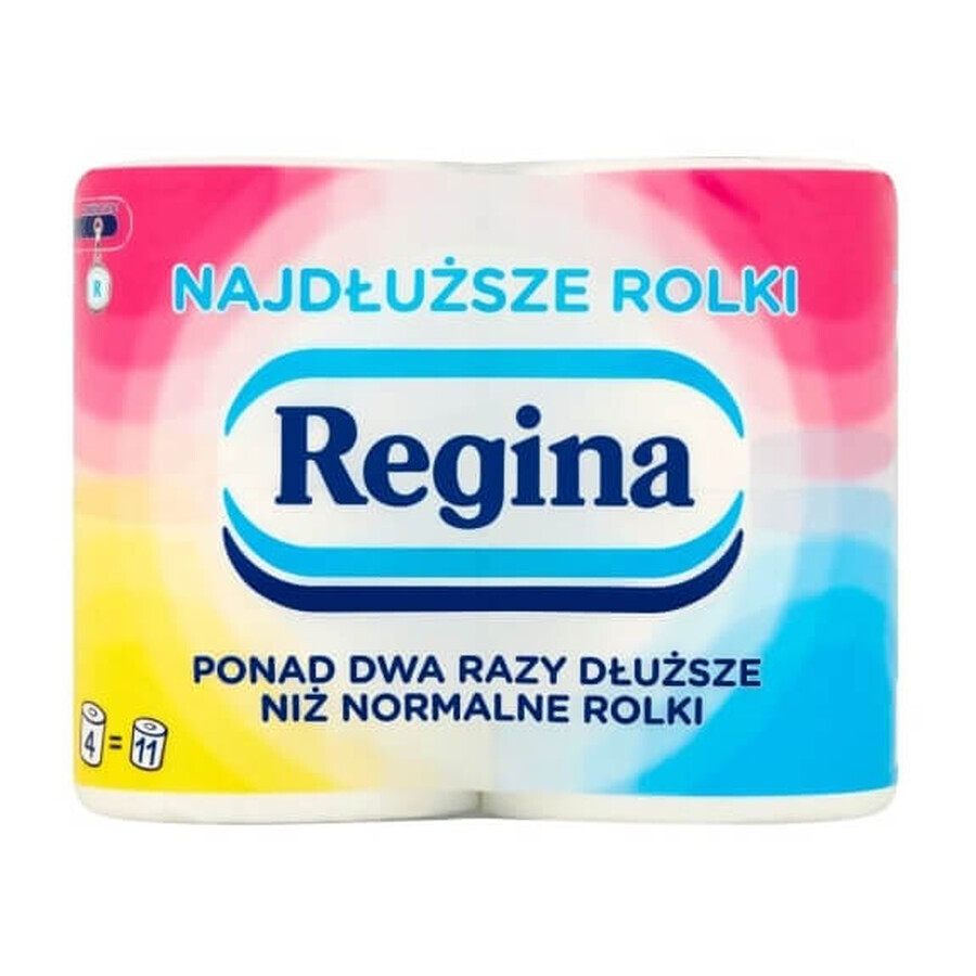 Winkel op Regina, langere rollen Toiletpapier, 4 rollen Regina, langere rollen Toiletpapier, 4 rollen