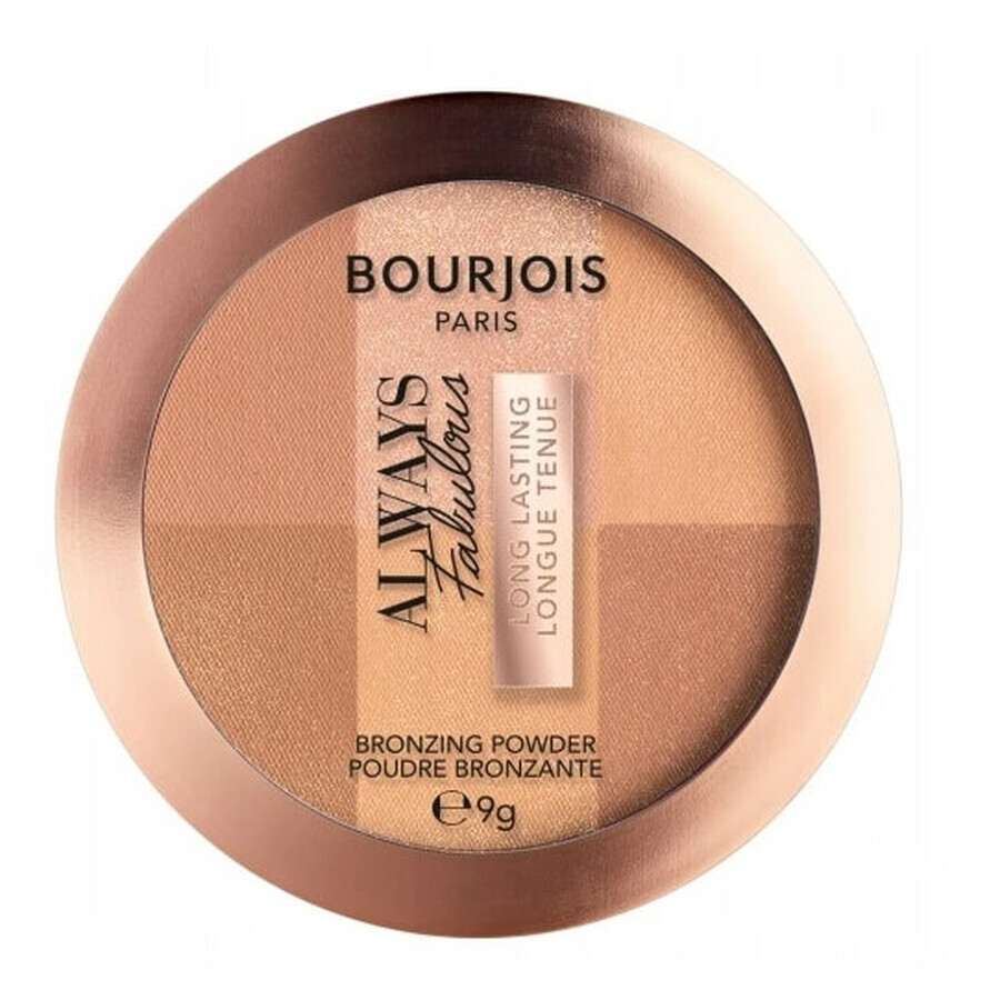 Bourjois Always Fabulous Illuminating Universal Bronzer 001 Medium, 9g