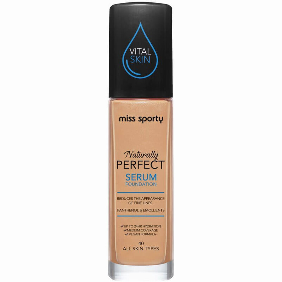 Miss Sporty Naturalmente Perfecto Serum Hidratante Primer 40, 30 ml