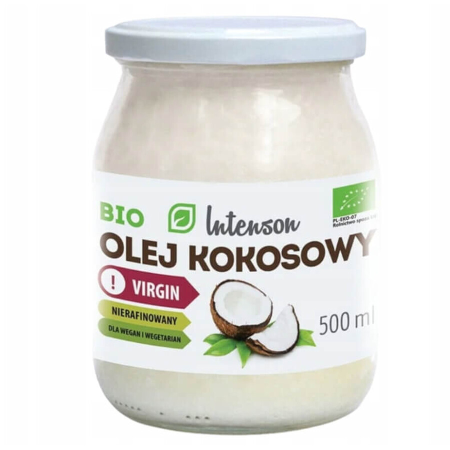 Intenson Bio Virgin Kokosolie, 500 ml