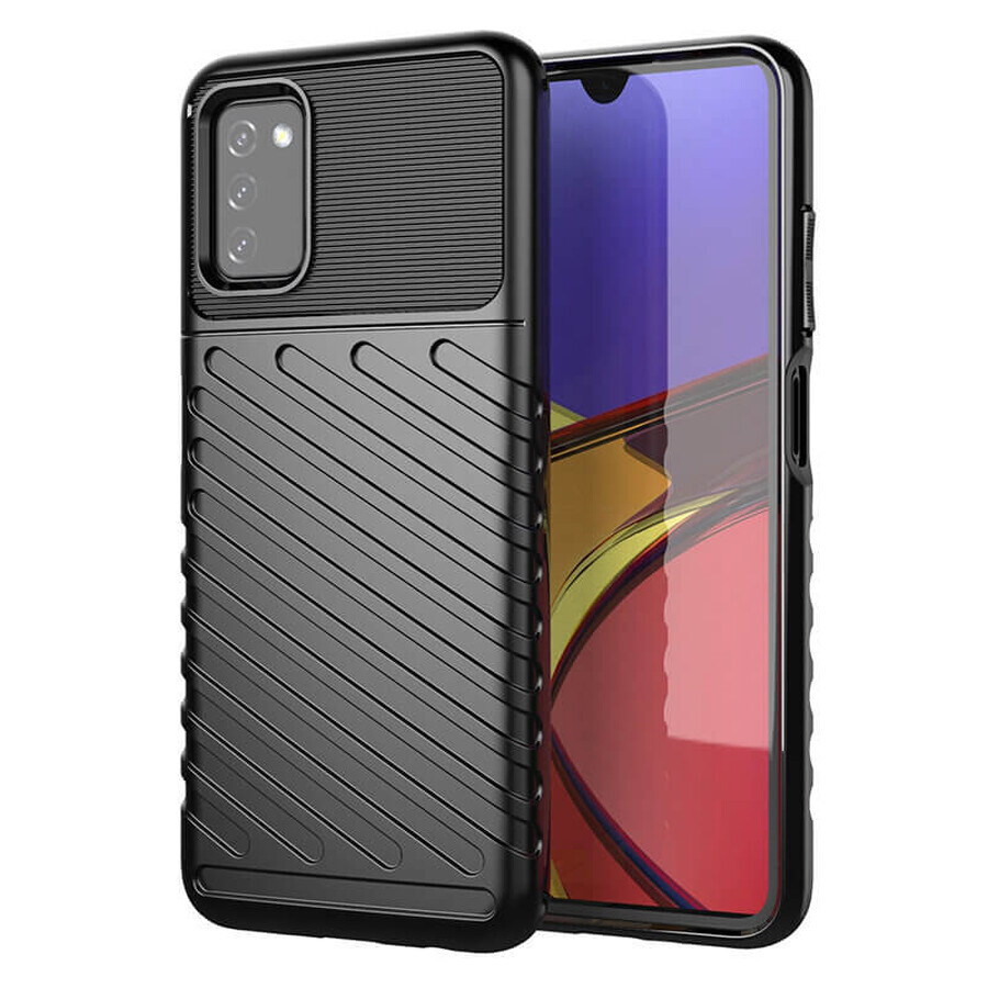 Shop Thunder Case flexible gepanzerte Schutzhülle Samsung Galaxy A03s schwarz Thunder Case flexible gepanzerte Schutzhülle Samsung Galaxy A03s schwarz