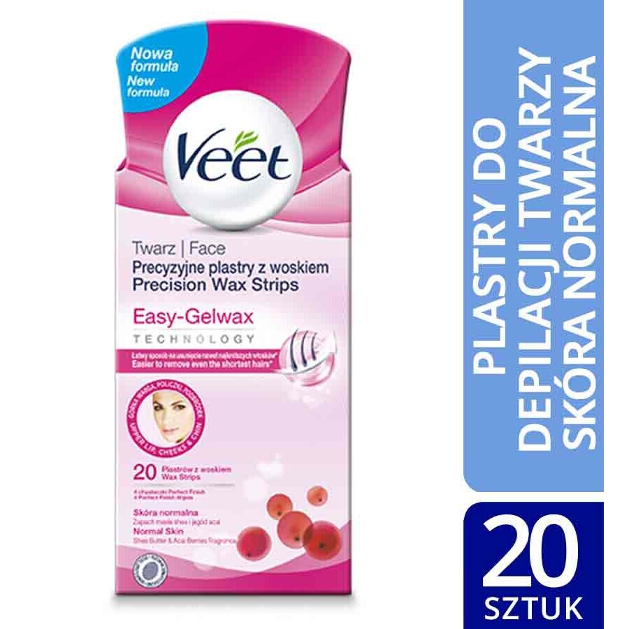 Tranches de cire épilatoire Veet, 20 pièces