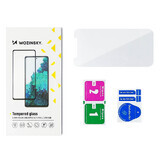 Wozinsky Full Glue verre trempé Moto G51 plein écran avec cadre noir