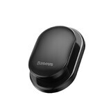 Baseus Kleine schelpenhanger voor auto, huis, garage 4 stuks. - zwart