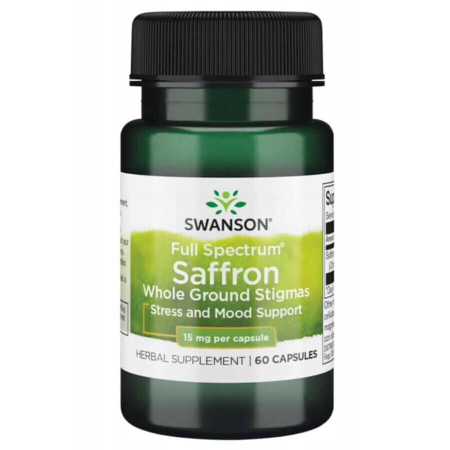 Swanson Vollspektrum-Safran, 60 Kapseln