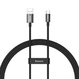 Baseus Superieure serie SUPERVOOC USB-A naar USB-C 65W kabel 1m zwart