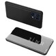 Custodia Clear View Oppo Find X5 Pro flip cover nero