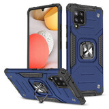 Wozinsky Ring Armor étui hybride blindé + support magnétique Samsung Galaxy A42 5G bleu