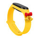 Cinturino Xmas band per Xiaomi Mi Band 4 / Mi Band 3 festoso cinturino in silicone giallo (suonerie)
