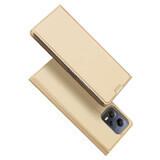 Dux Ducis Skin Pro custodia per Xiaomi Redmi Note 12 Pro+ flip cover card wallet stand oro