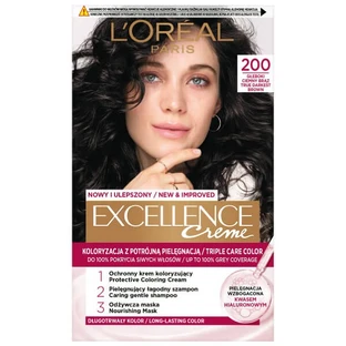 L Oreal Paris Excellence Creme Haarfarbe 200 Tiefdunkelbraun