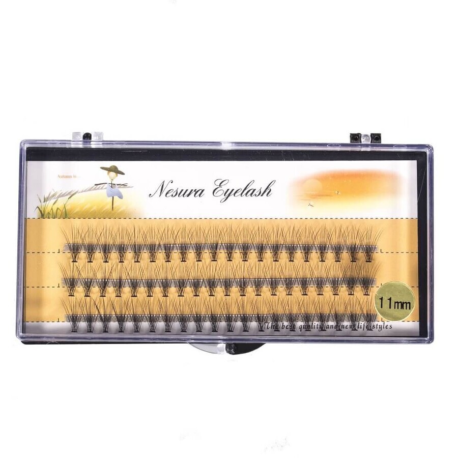 Sunone Nesura premium wimpertouwtjes 11mm, 60 stuks
