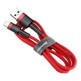 Baseus Cafule USB-A / Lightning 1,5A QC 3.0 kabel 2 m - rood